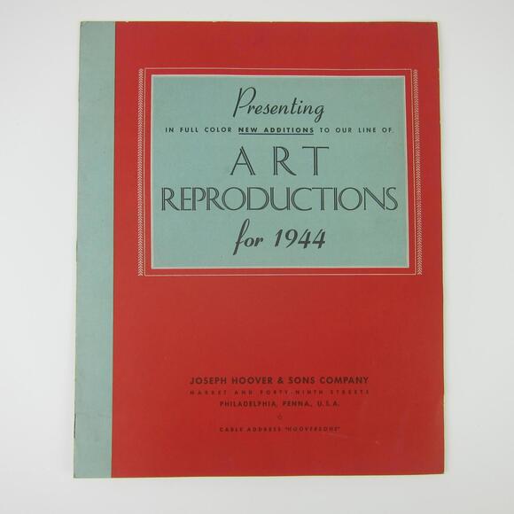 Joseph Hoover & Sons Company Philadelphia Art Reproductions Catalog Vintage 1944 - Picture 7 of 12